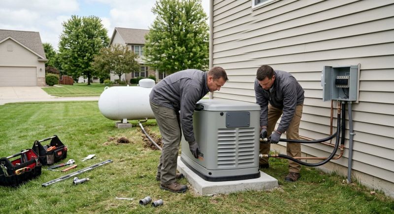 Gas Generator Installation in Denver County, CO