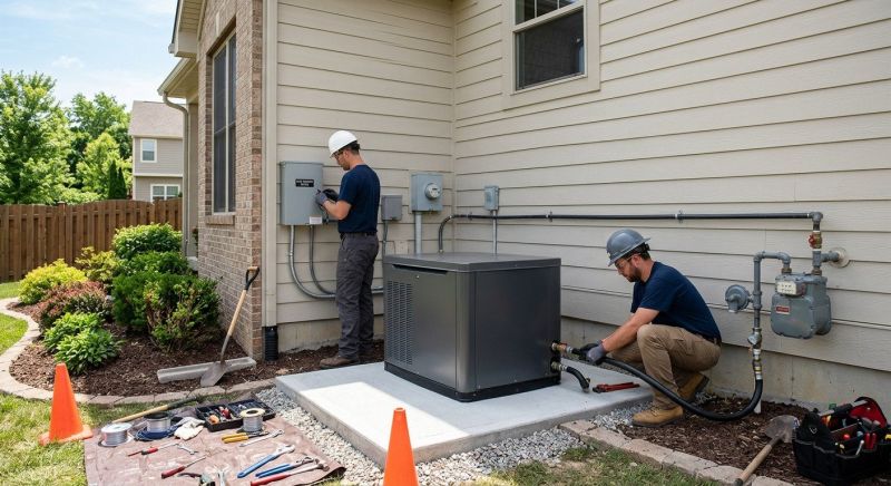Gas Generator Installation in Denver County, CO